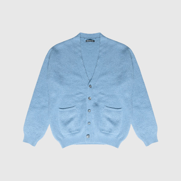 Patch Pocket Mohair Cardigan (SSENSE Exclusive) - Lab Blue 