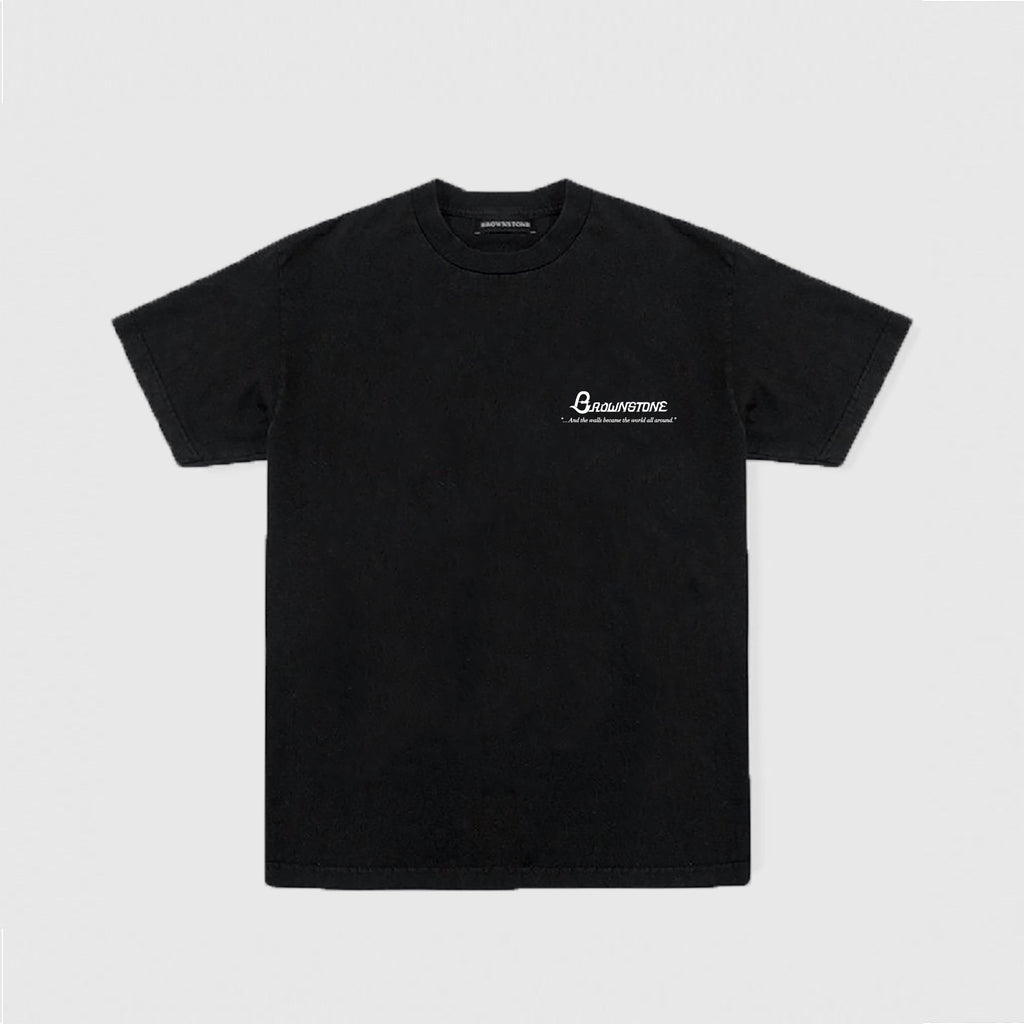Embroidered Cut & Sew Readymade Tee 01 - Black