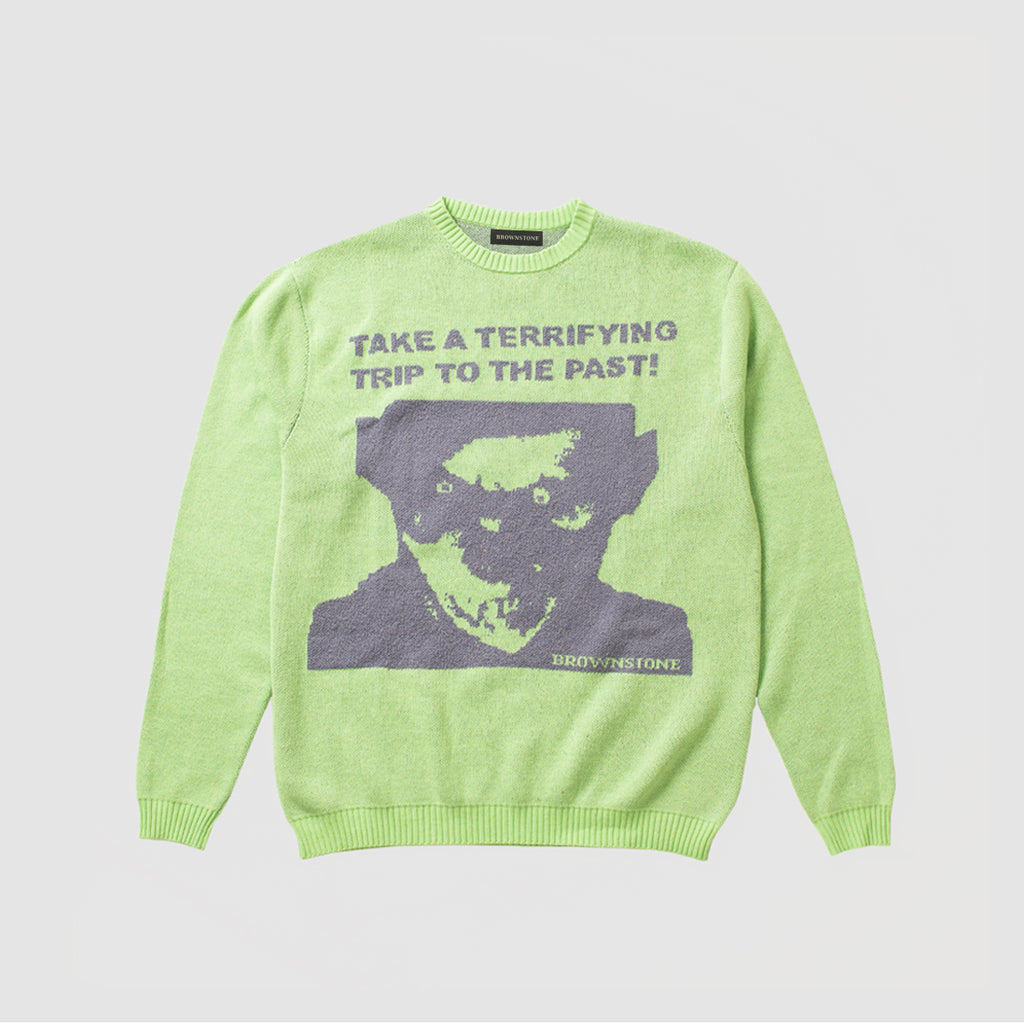 "Terrifying Trip!" Mohair Knit Sweater